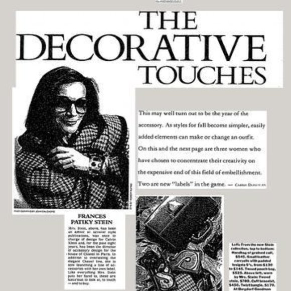 Vintage 70s Frances Patiky Stein Brown Leather Clutch - Picture 14 of 14